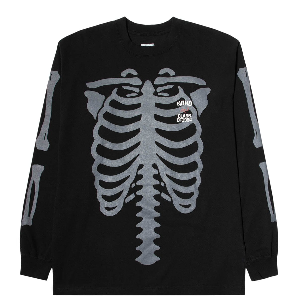 BONES / C-TEE . LS Black – Bodega