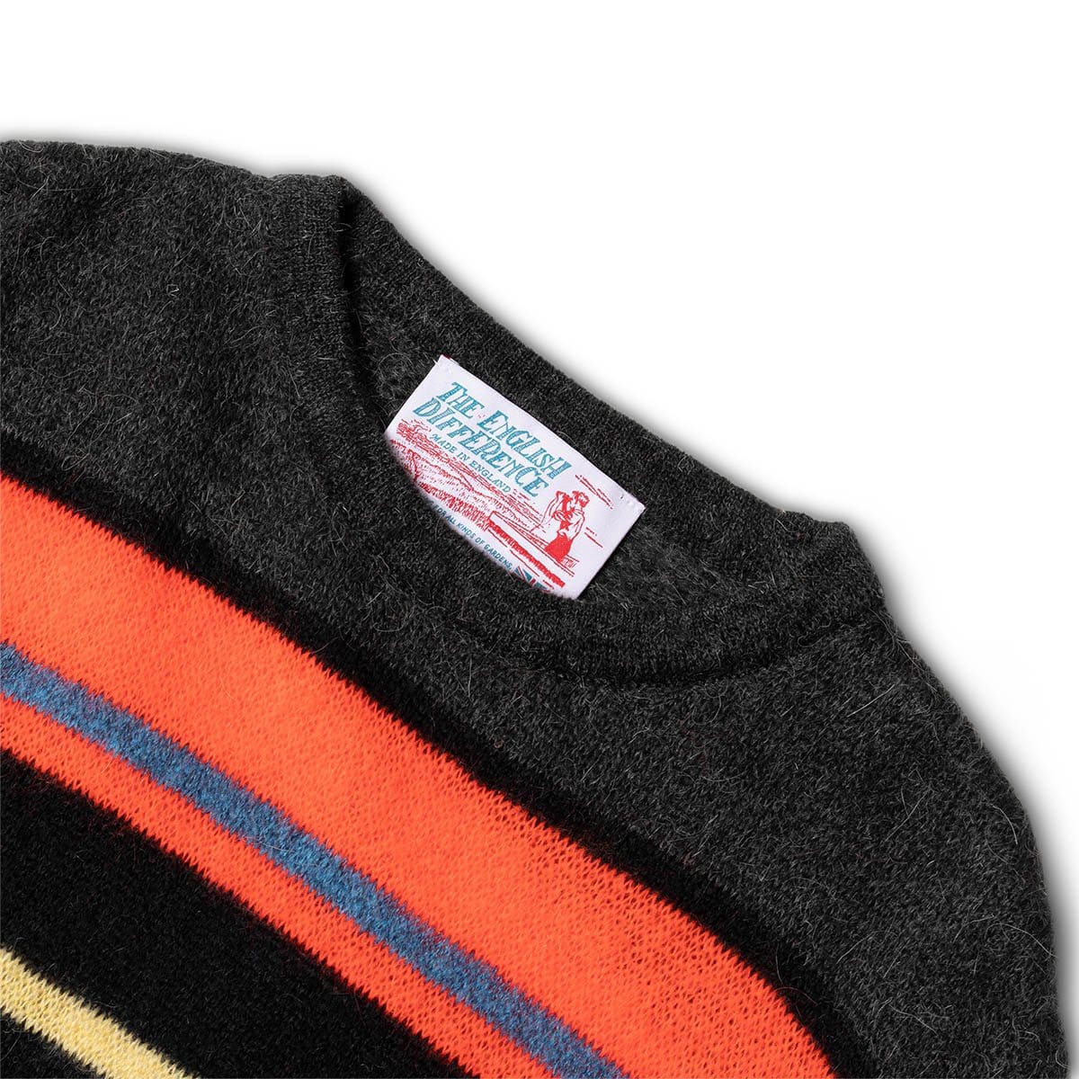 Garbstore Knitwear THE ENGLISH DIFFERENCE MULTI STRIPE CREW
