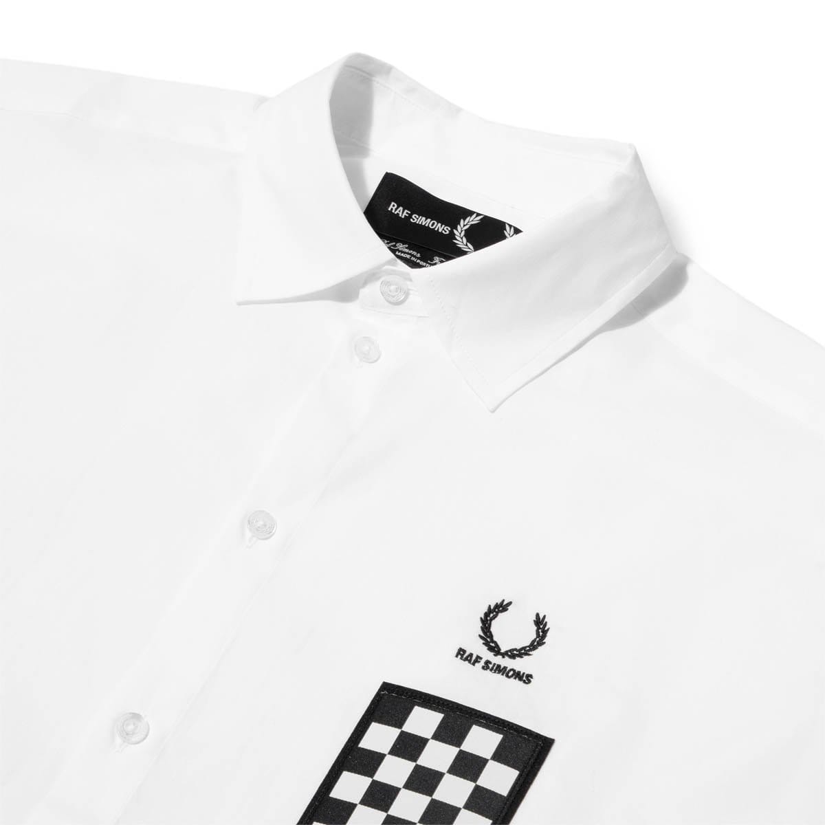 Fred Perry Shirts x Raf Simons OVERSIZED PATCHED LS SHIRT