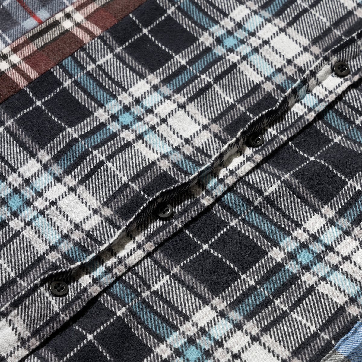 Needles Shirts ASSORTED / O/S FLANNEL SHIRT - WIDE 7 CUTS SHIRT SS20 27