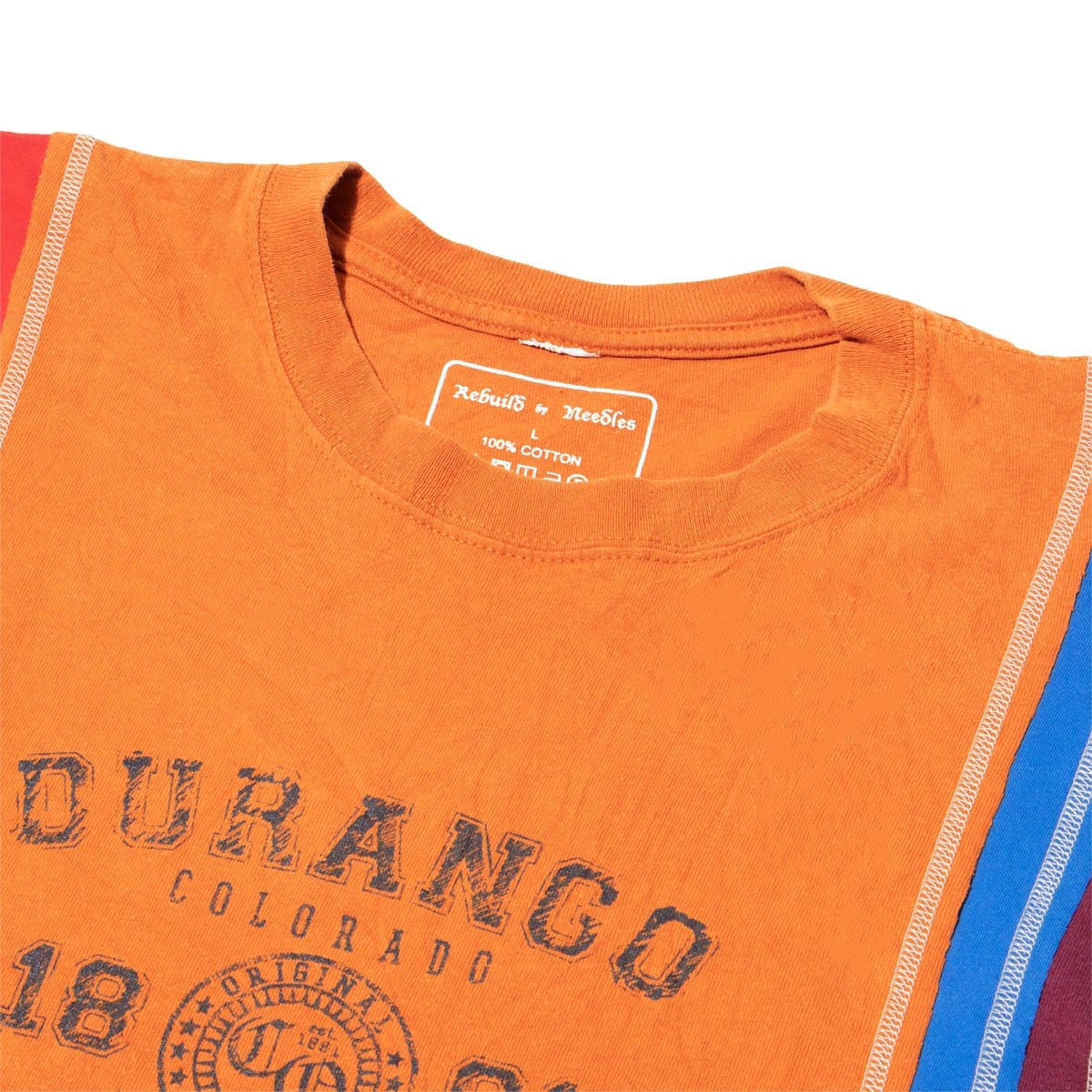 Needles T-Shirts ASSORTED / L 7 CUTS SS TEE COLLEGE SS21 47