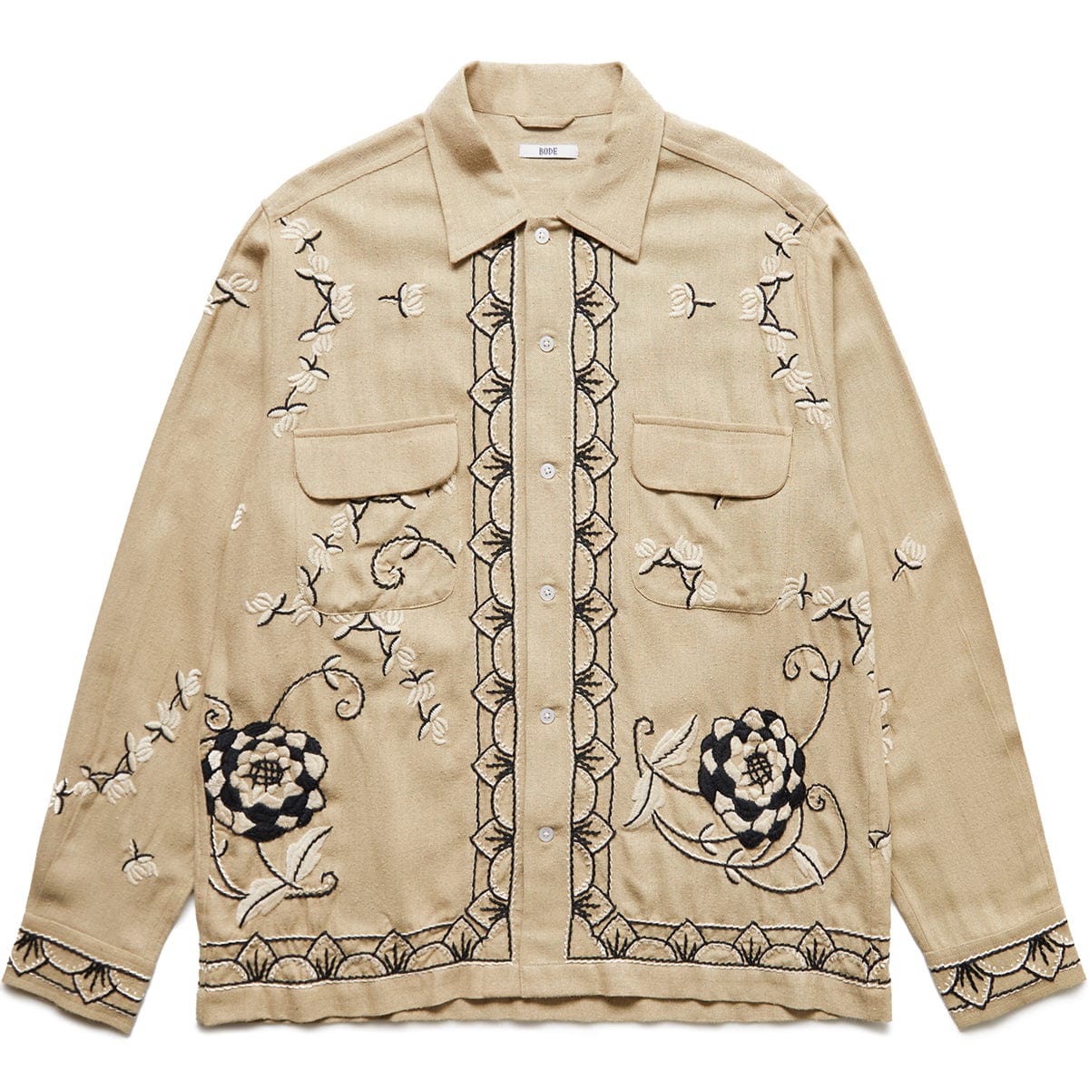 EMBROIDERED DANDELION LS SHIRT