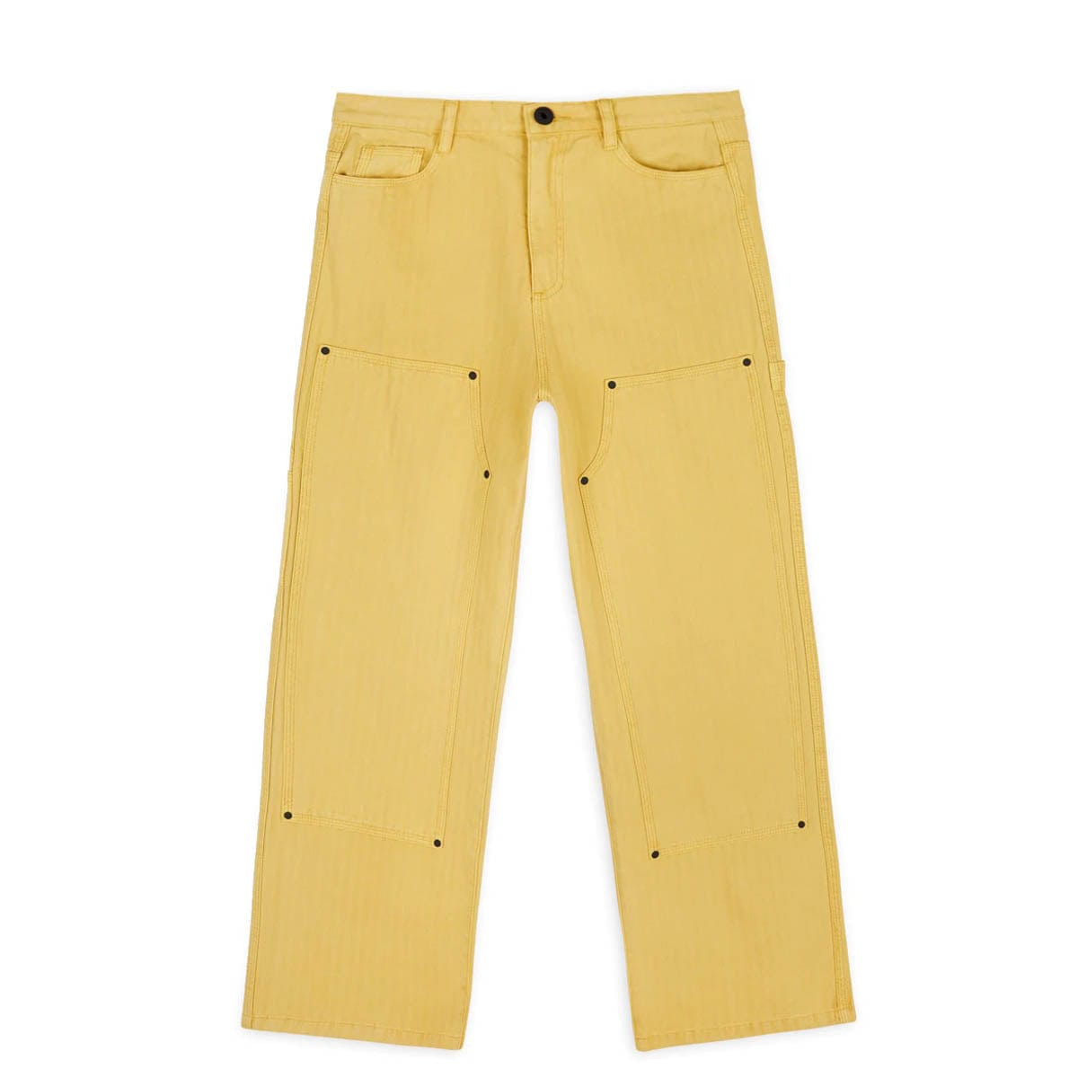 HERRINGBONE UTILITY PANT Mustard Bodega