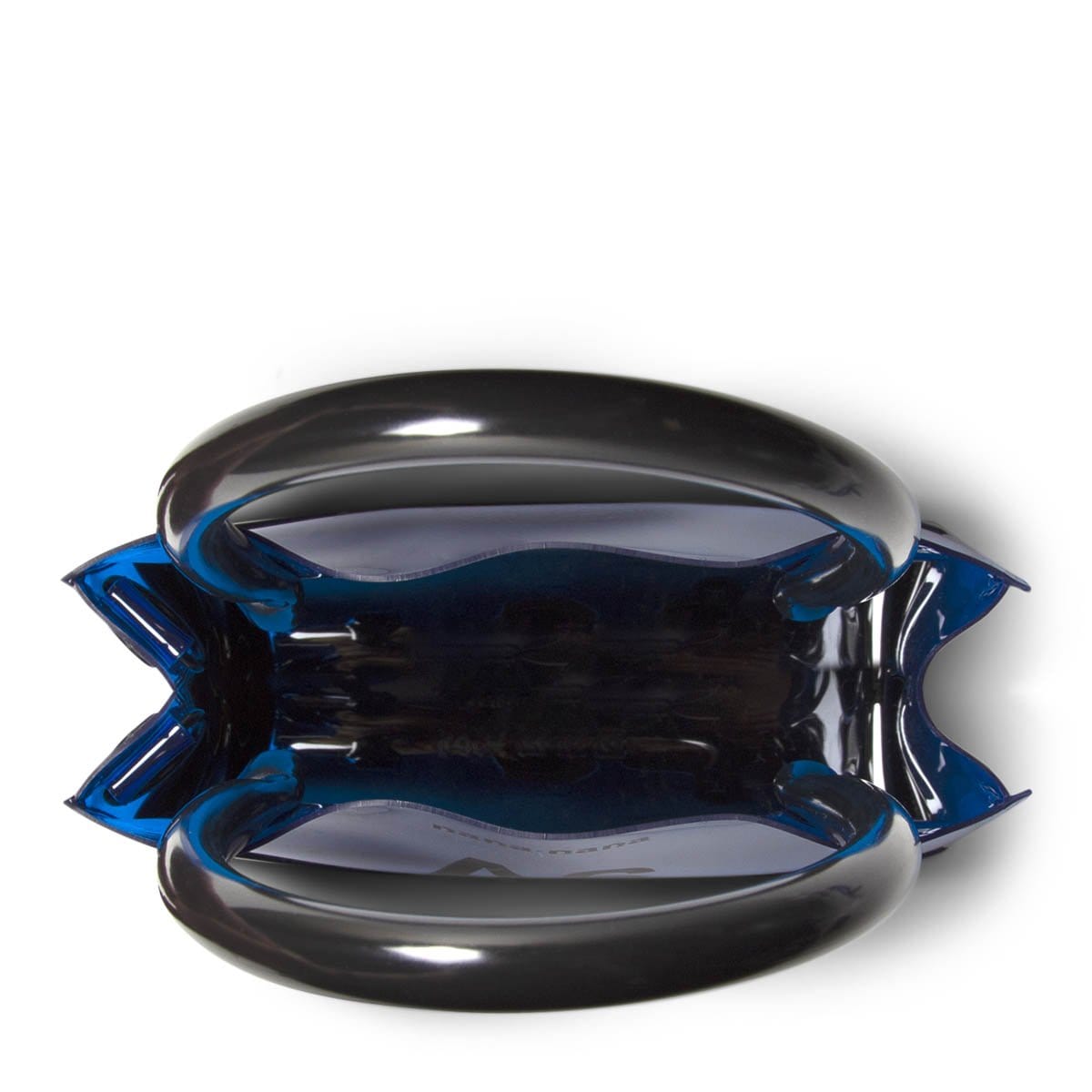nana-nana Bags & Accessories BLUE X BLACK / O/S PVC OPAQUE A6