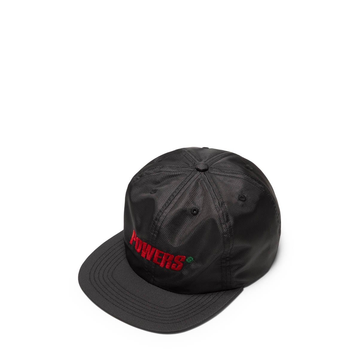 POWERS Headwear BLACK / O/S / PS0614 SPELLOUT DIAMOND RIPSTOP CAP
