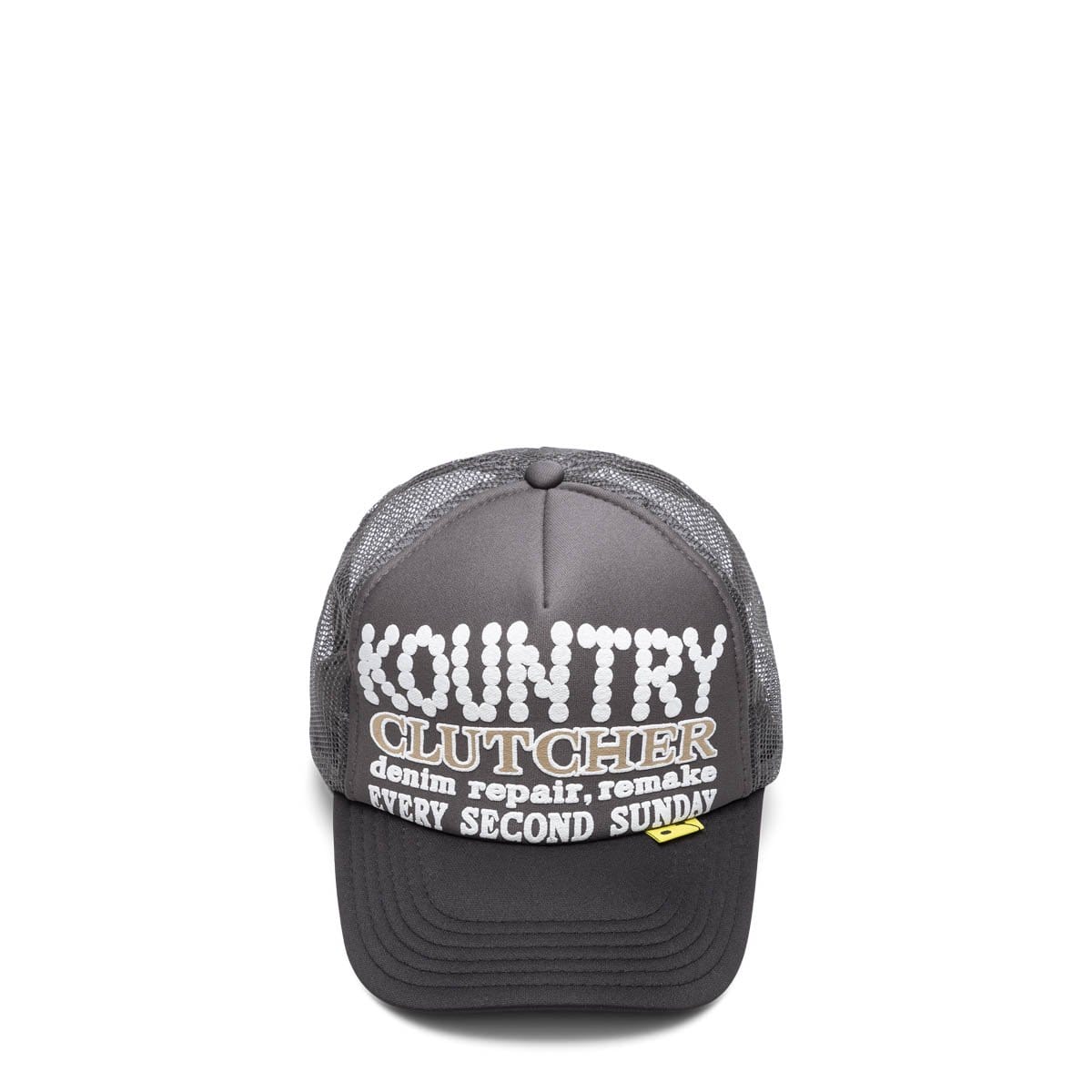 Kapital Headwear GREY/BLACK / O/S KOUNTRY PEARL CLUTCHER TRUCK CAP