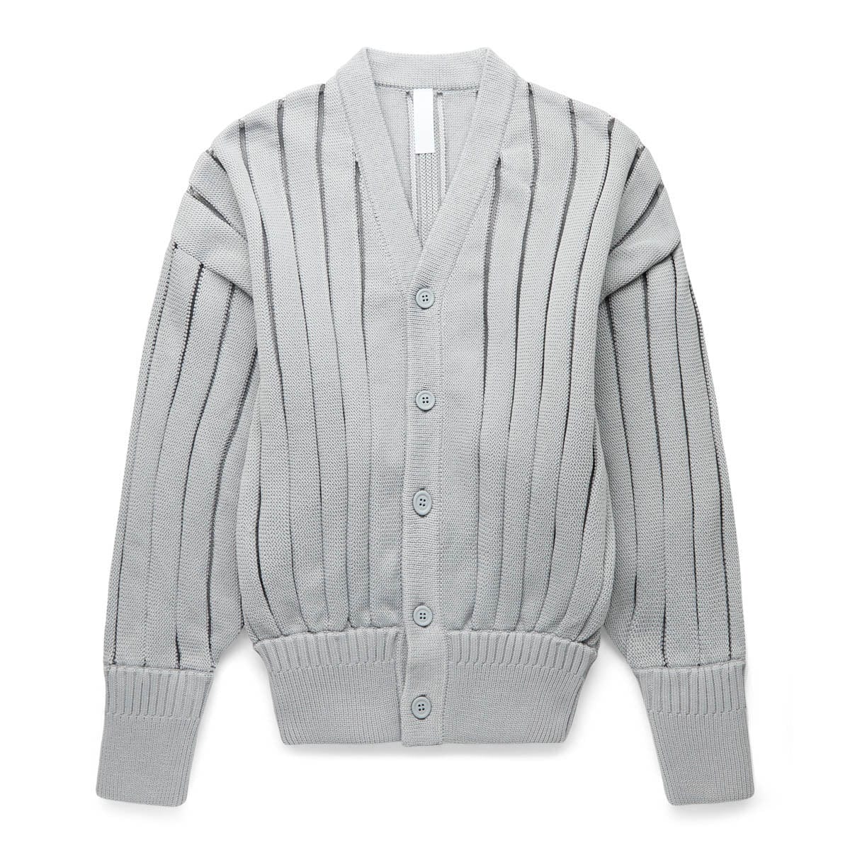 LOUVER CARDIGAN GRAY | Bodega