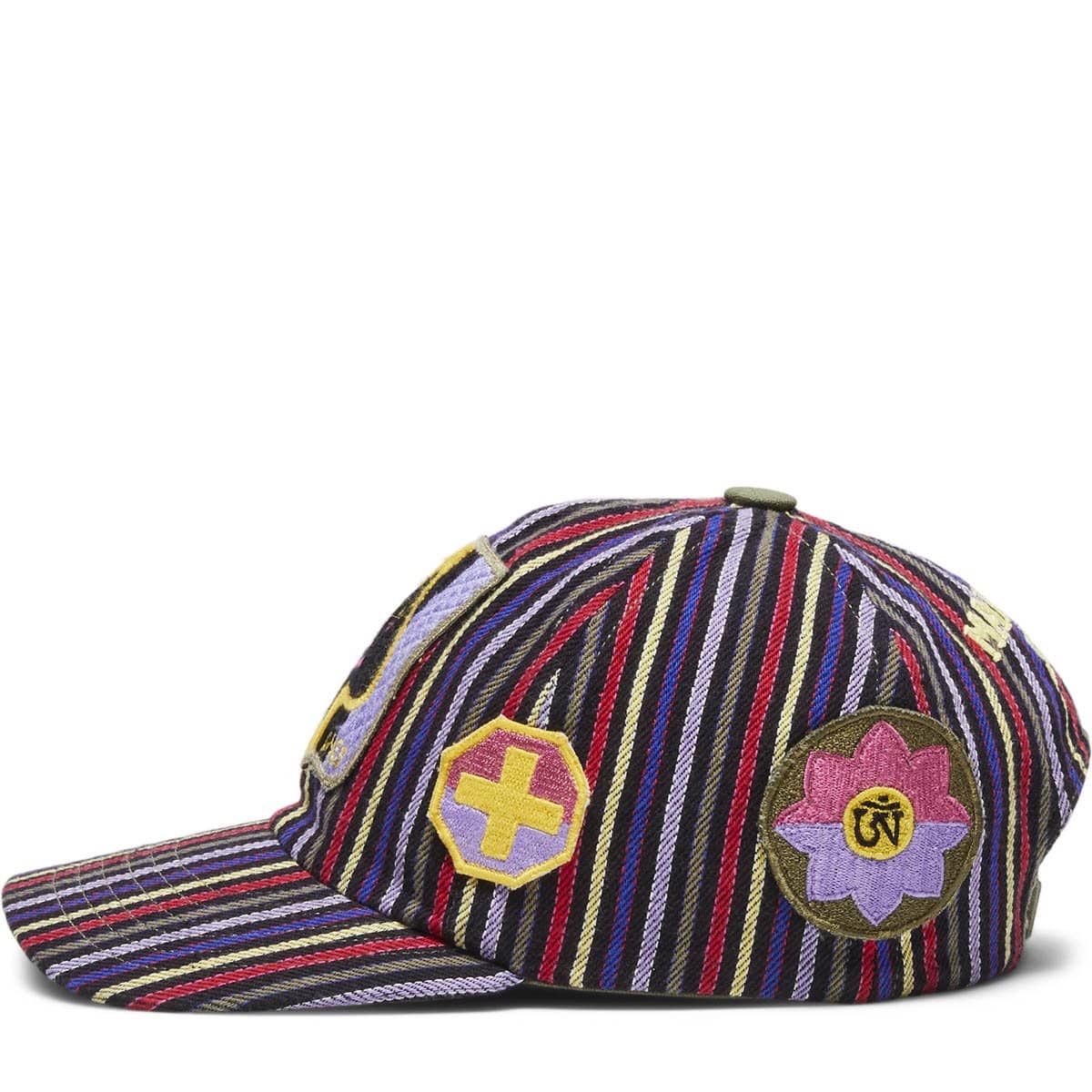Maharishi Headwear STRIPED / O/S EMBROIDERED YARD 6 PANEL CAP