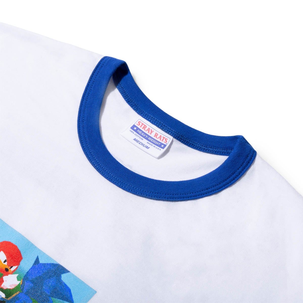 Stray Rats T-Shirts x Sonic the Hedgehog SHOWDOWN RINGER TEE