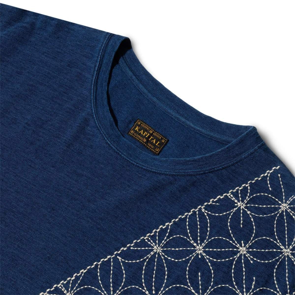 Kapital T-Shirts IDG JERSEY CREW T (THUNDER SASHIKO)