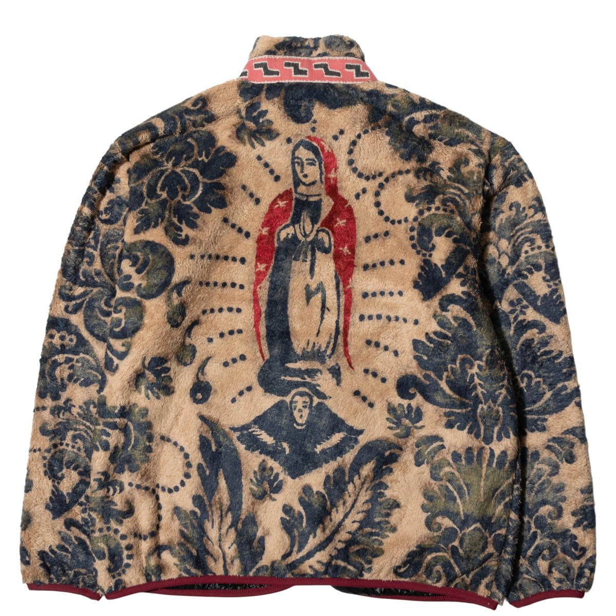 Kapital Outerwear DAMASK FLEECE ZIP BLOUSON (VIRGINMARY)
