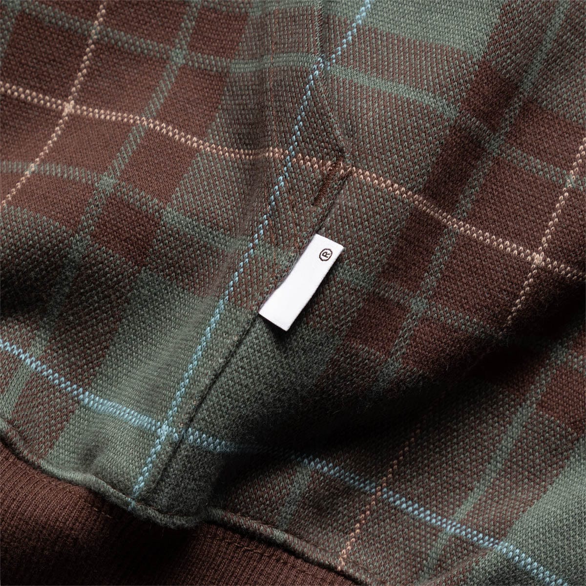 thisisneverthat Hoodies & Sweatshirts JACQUARD TARTAN PLAID HOODIE