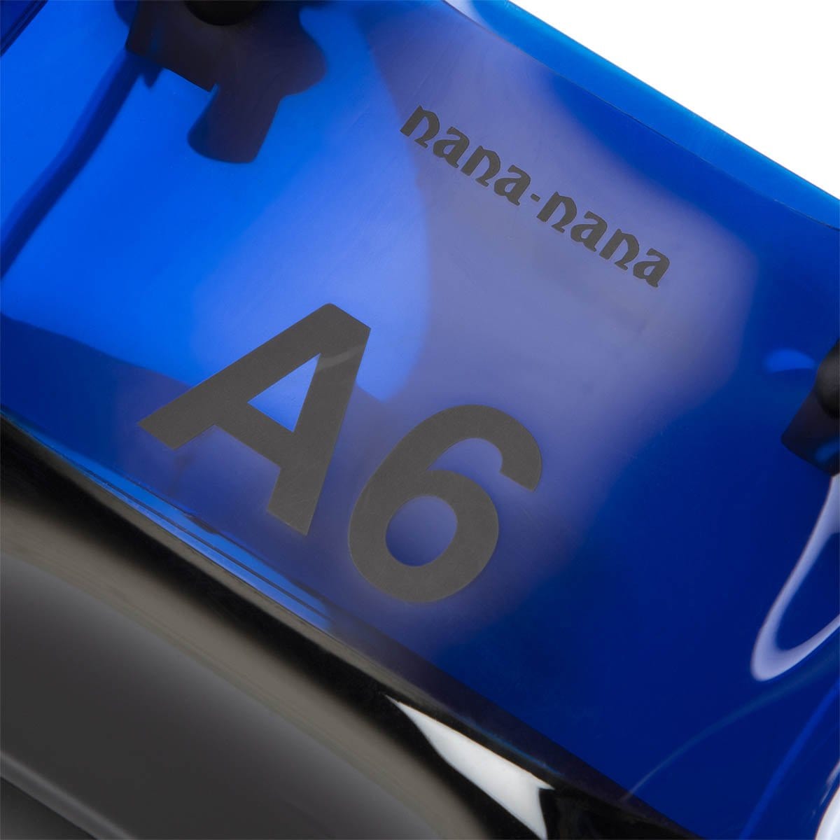 nana-nana Bags & Accessories BLUE X BLACK / O/S PVC OPAQUE A6