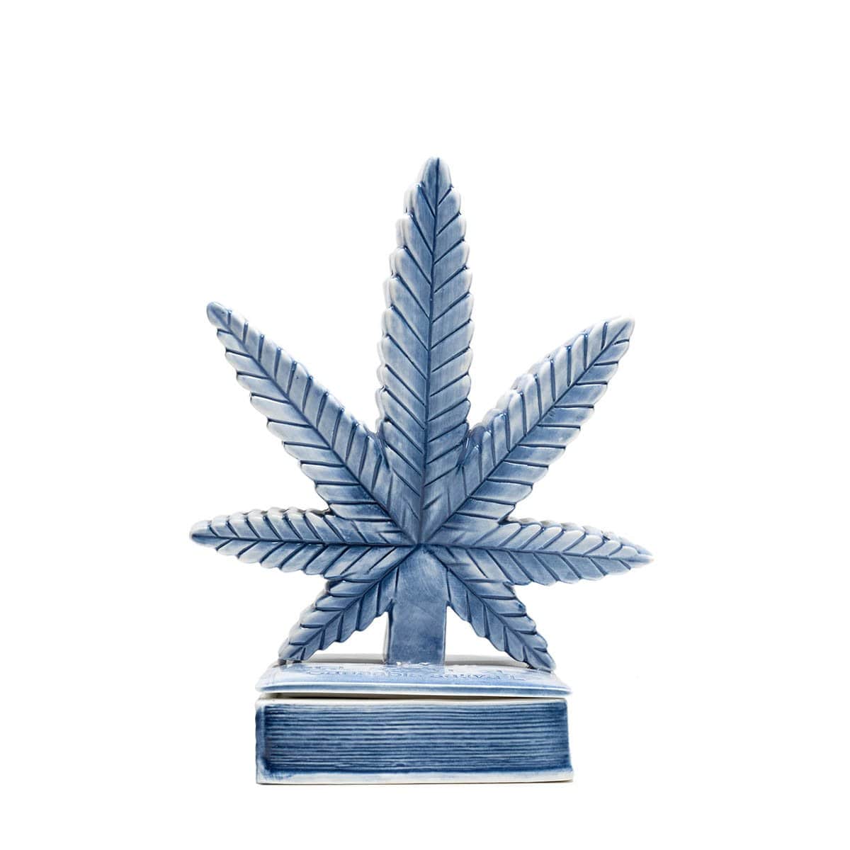 YEENJOY Bags & Accessories PORCELAIN / O/S CANNABIS LEAF INCENSE CHAMBER