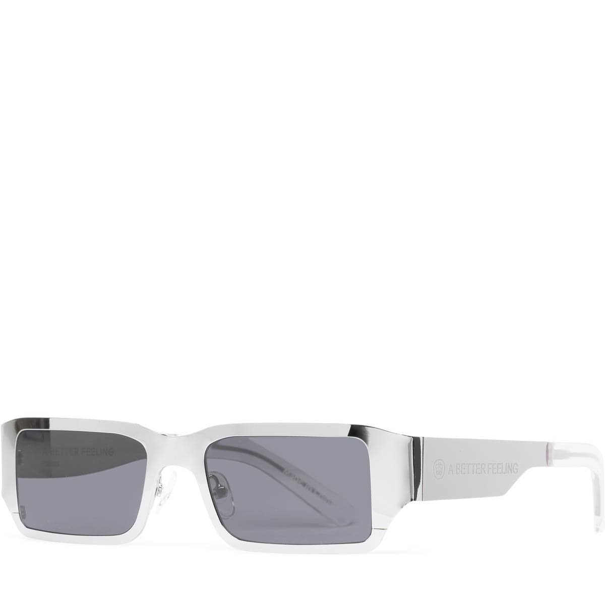 A BETTER FEELING Eyewear STAINLESS STEEL/BLACK / O/S POLLUX SUNGLASSES