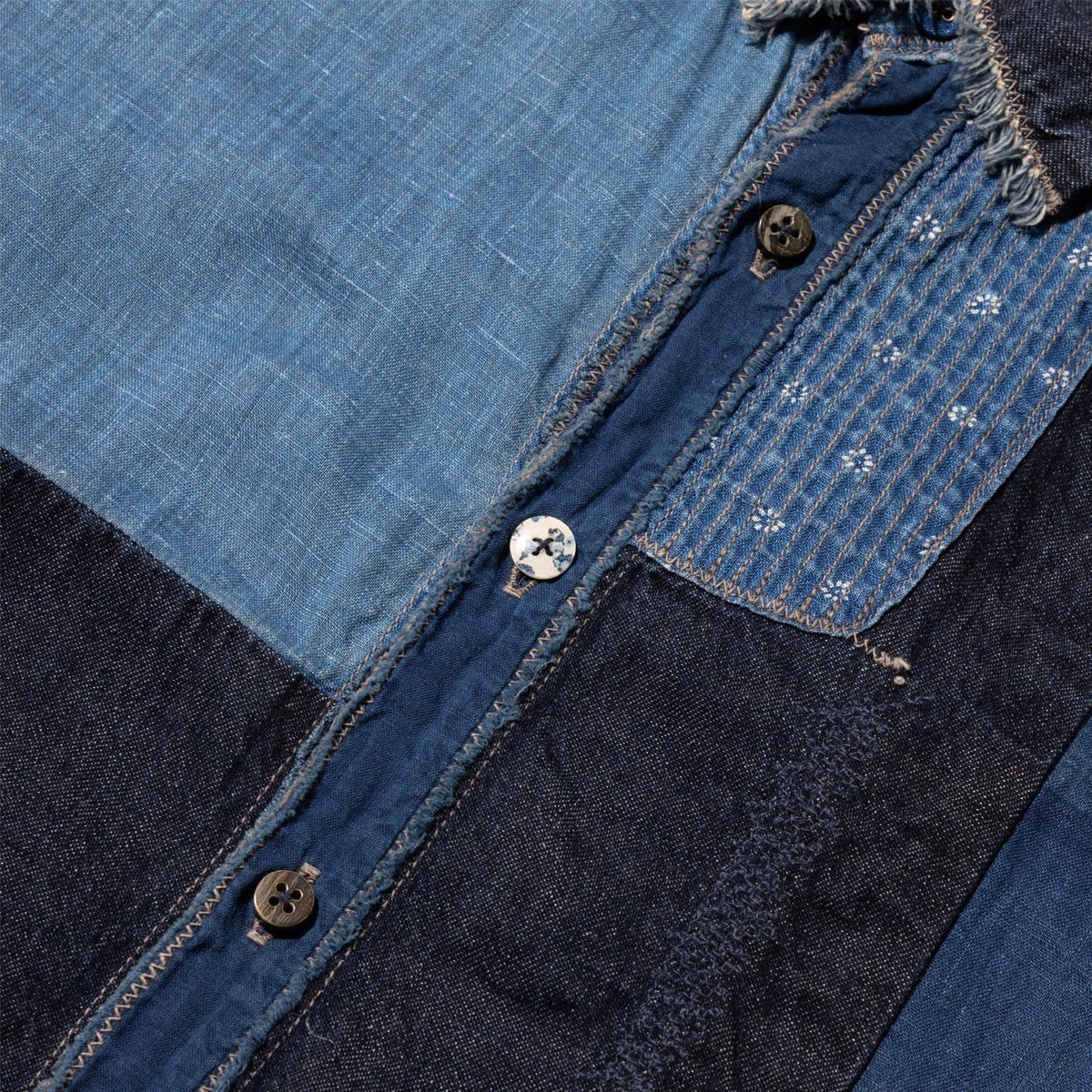 Kapital Shirts IDG PATCHWORK KATMANDU SHIRT