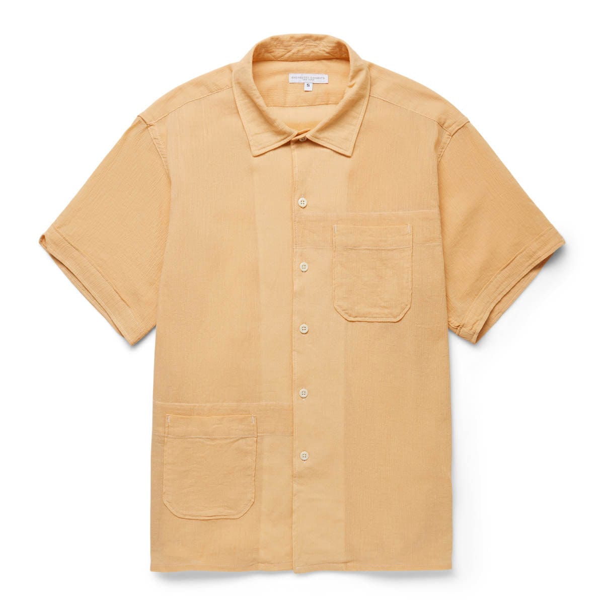 CAMP SHIRT CORAL COTTON CREPE | Bodega