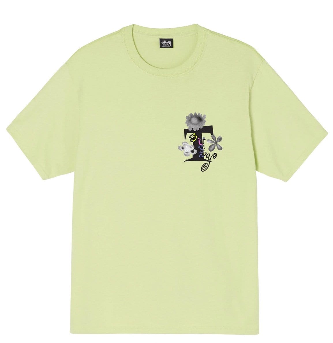 Stüssy T-Shirts ACID FLOWERS TEE