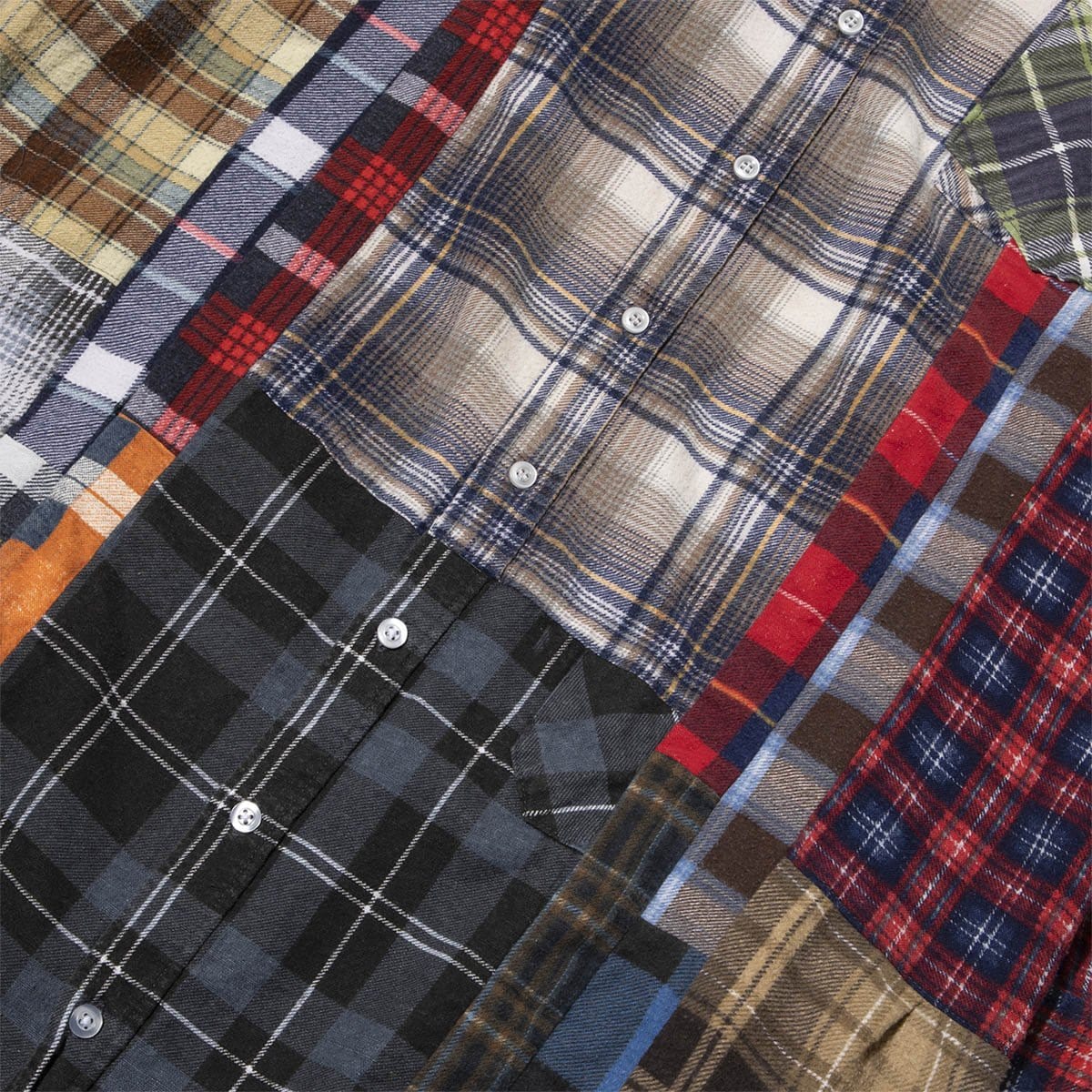 Needles Shirts ASSORTED / 2 FLANNEL SHIRT - 7 CUTS DRESS SS20 44