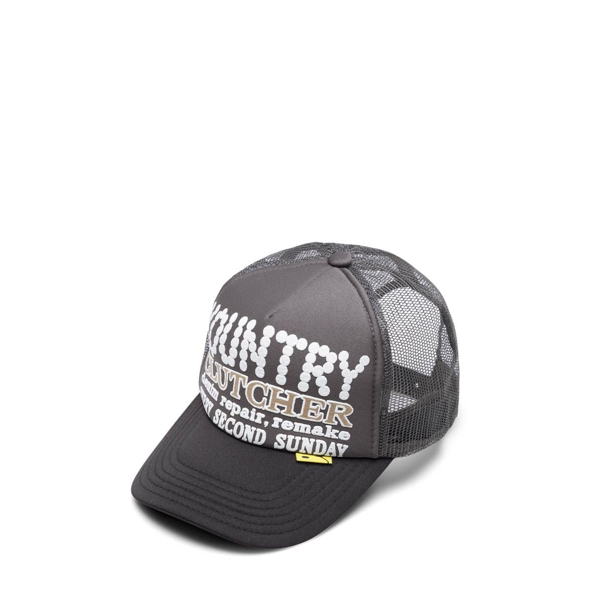 Kapital Headwear GREY/BLACK / O/S KOUNTRY PEARL CLUTCHER TRUCK CAP