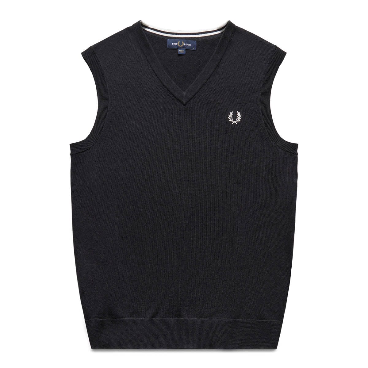 Fred Perry Knitwear CLASSIC V-NECK TANK