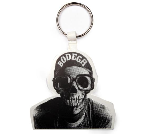 Bodega Bags & Accessories White/Black Mars Deadman Keychain