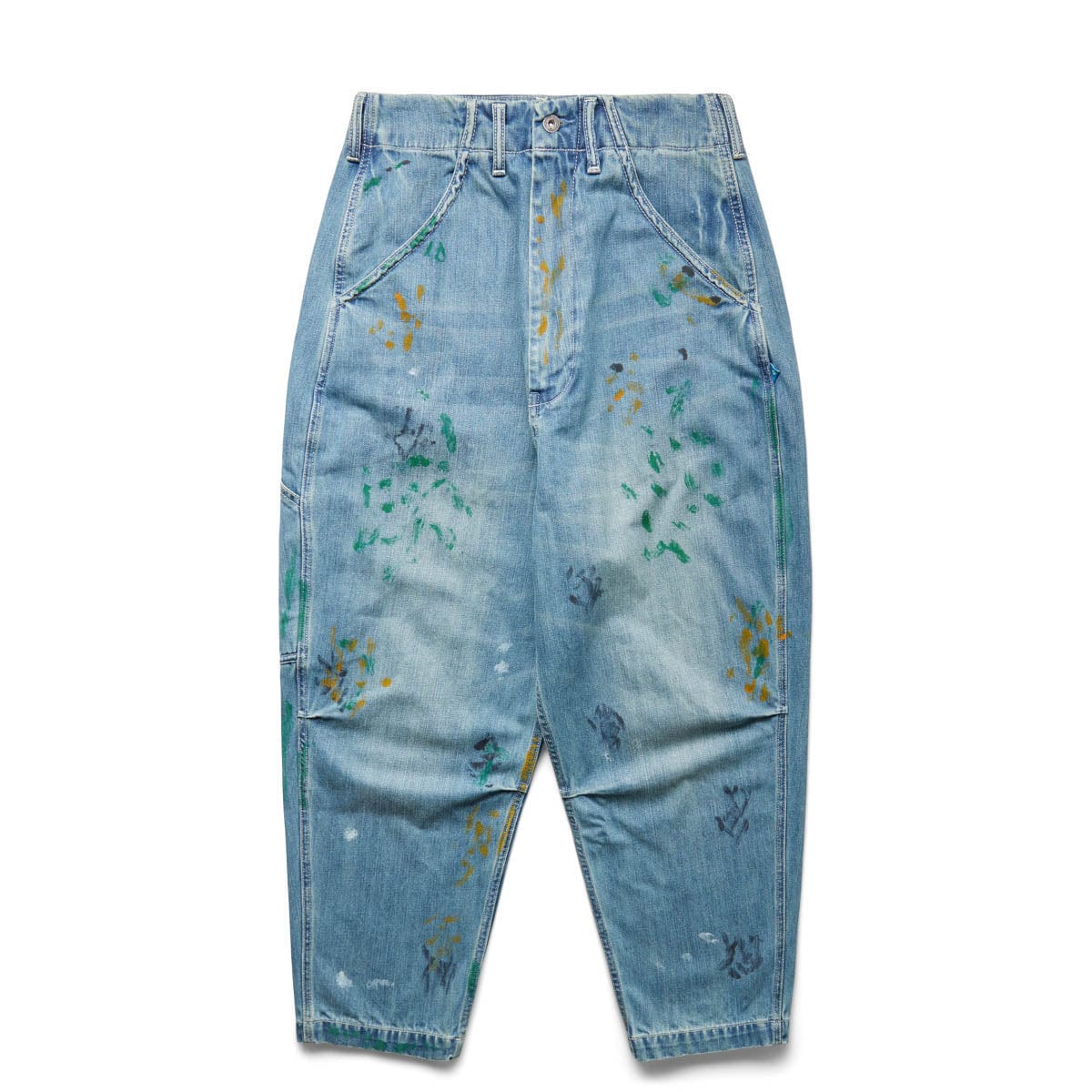 DENIM PAINTER SARROUEL PANTS