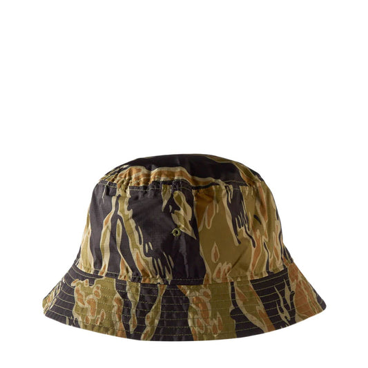 Maharishi Headwear MINT GOLD TIGERSTRIPE/OLIVE / O/S CAMO TECH REVERSIBLE BUCKET HAT