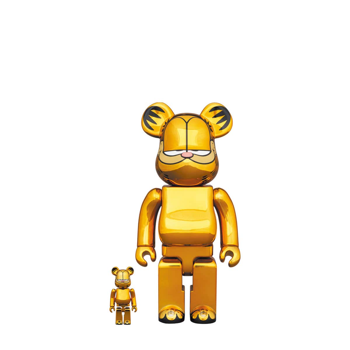 MEDICOM TOY BE@RBRICK GARFIELD GOLD-