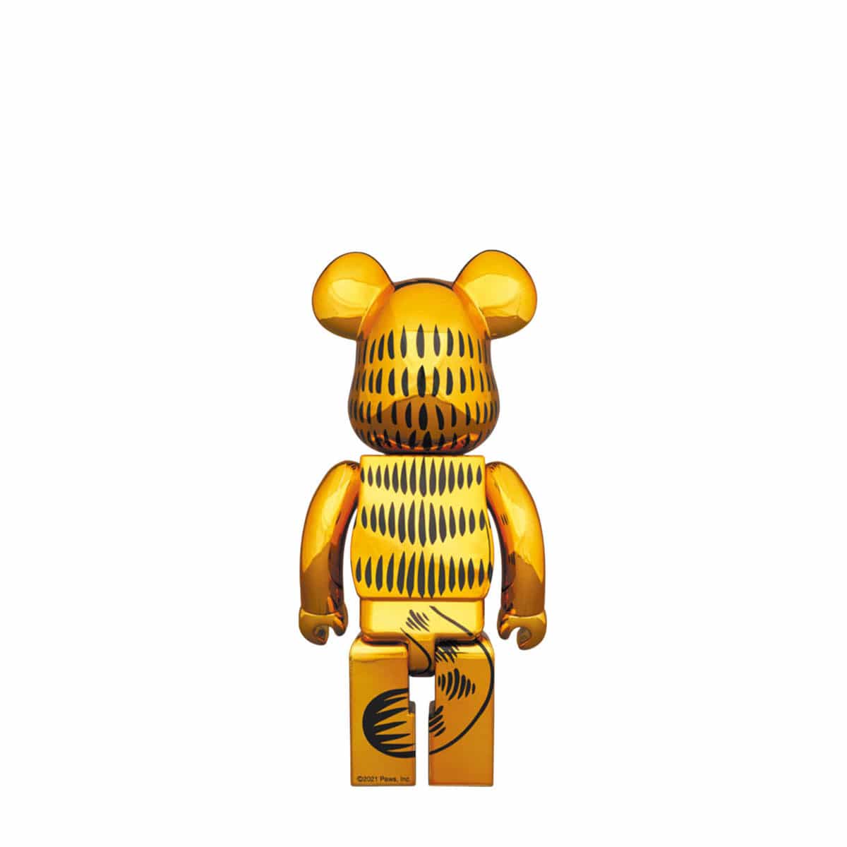 BE@RBRICK GARFIELD GOLD CHROME VER. 100% & 400% MULTI | GmarShops