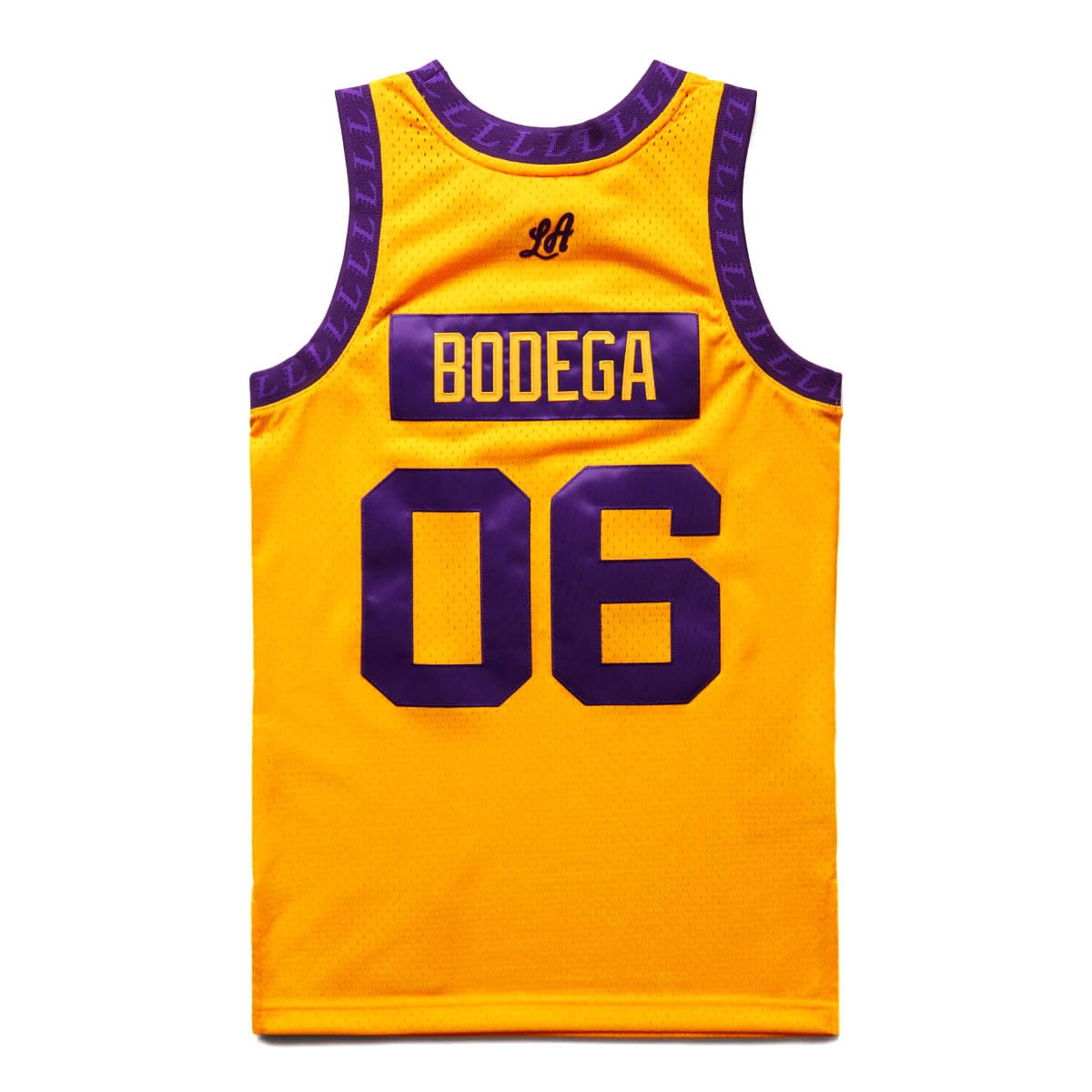 Mitchell & Ness T-Shirts X BODEGA WORLDWIDE RESPECT LAKERS JERSEY