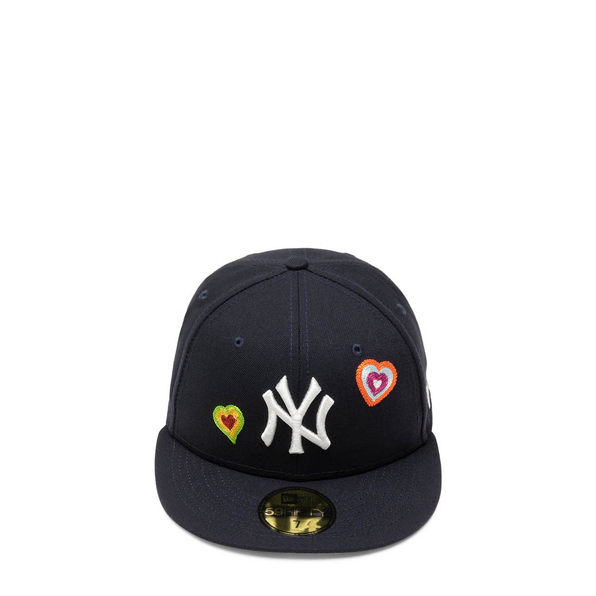 59FIFTY NY YANKEES CHAIN STITCH HEART FITTED CAP NAVY | Bodega