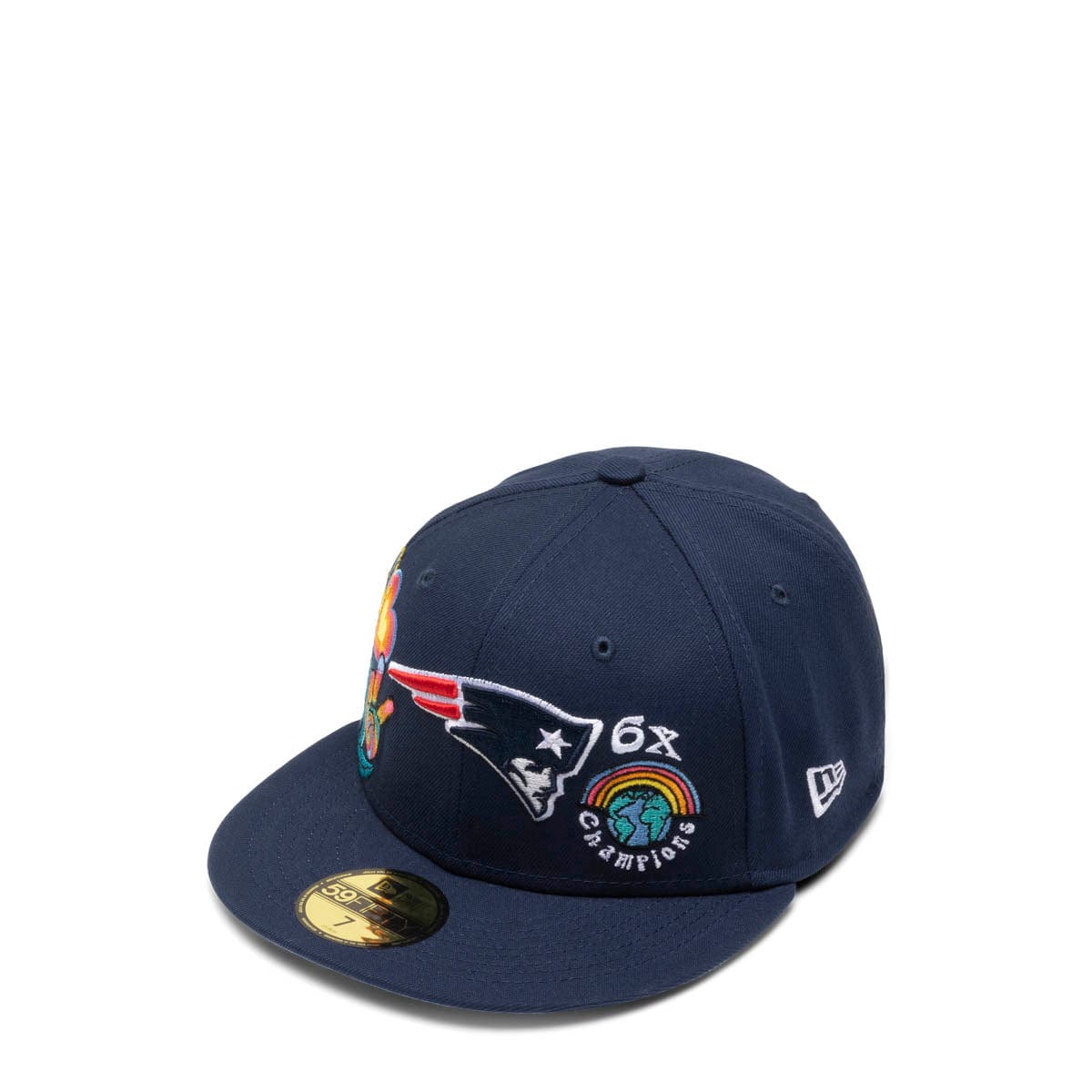 New Era, Accessories, Navy Blue Retro Logo New England Patriots Hat