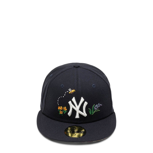New Era Headwear 5950 WATER COLOR FLORAL 12454 NY YANKEES OTC