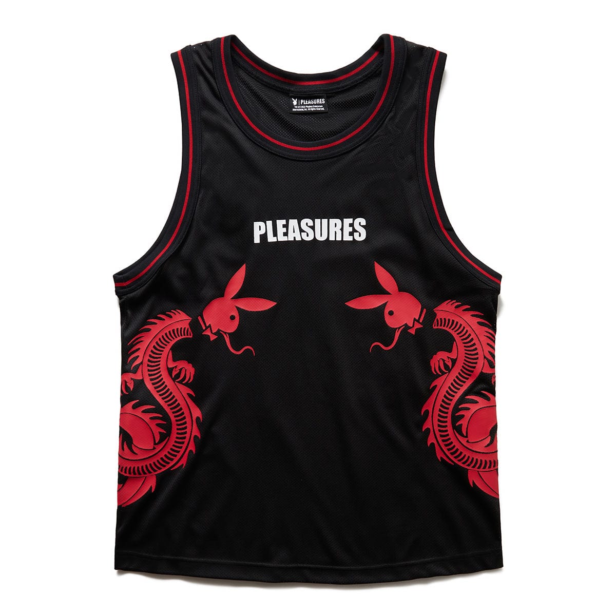 X PLAYBOY TAILS BASKETBALL JERSEY BLACK | StclaircomoShops