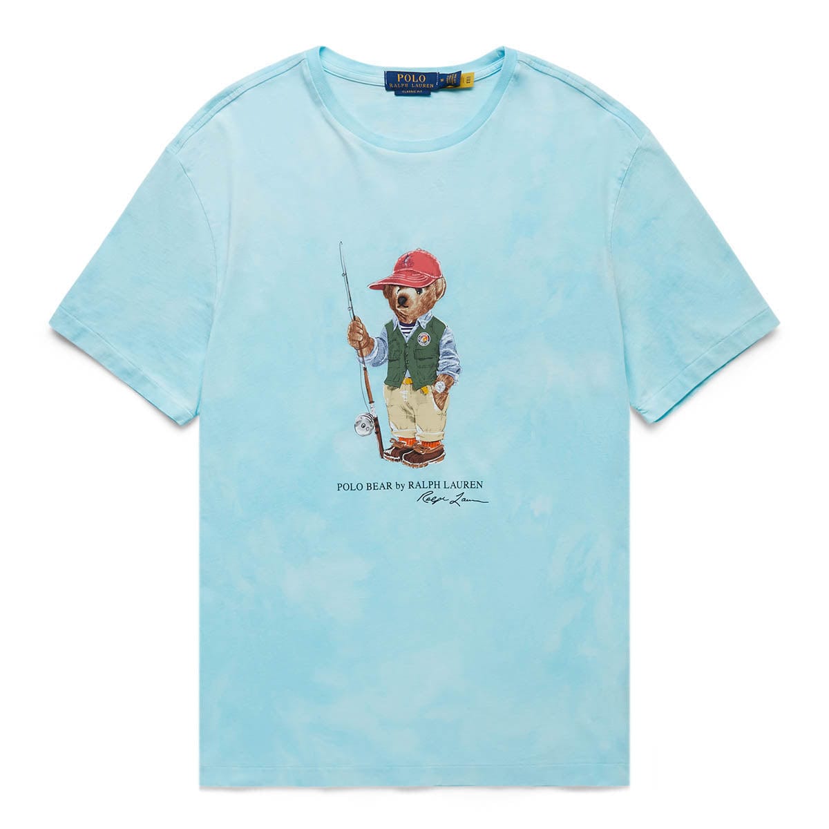 Polo Ralph Lauren Men's Fishing Bear T-Shirt in Andover Heather Polo Ralph  Lauren