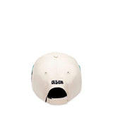 Real Bad Man Headwear NATURAL/GREEN / O/S 3 WAY 6 PANEL CAP