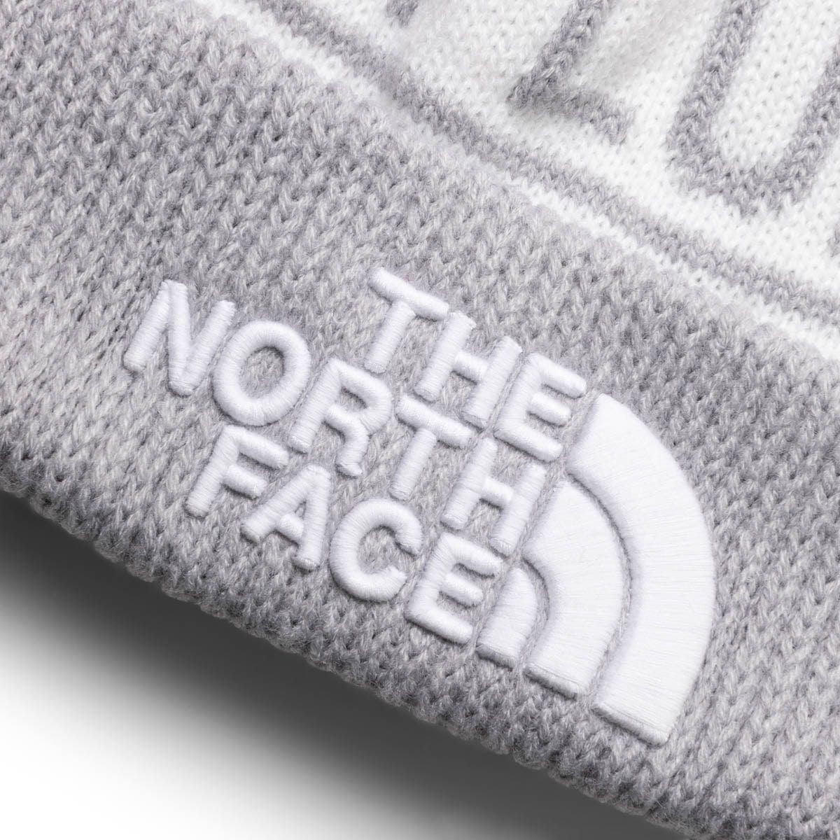 The North Face Headwear MELD GREY / O/S RETRO TNF POM BEANIE