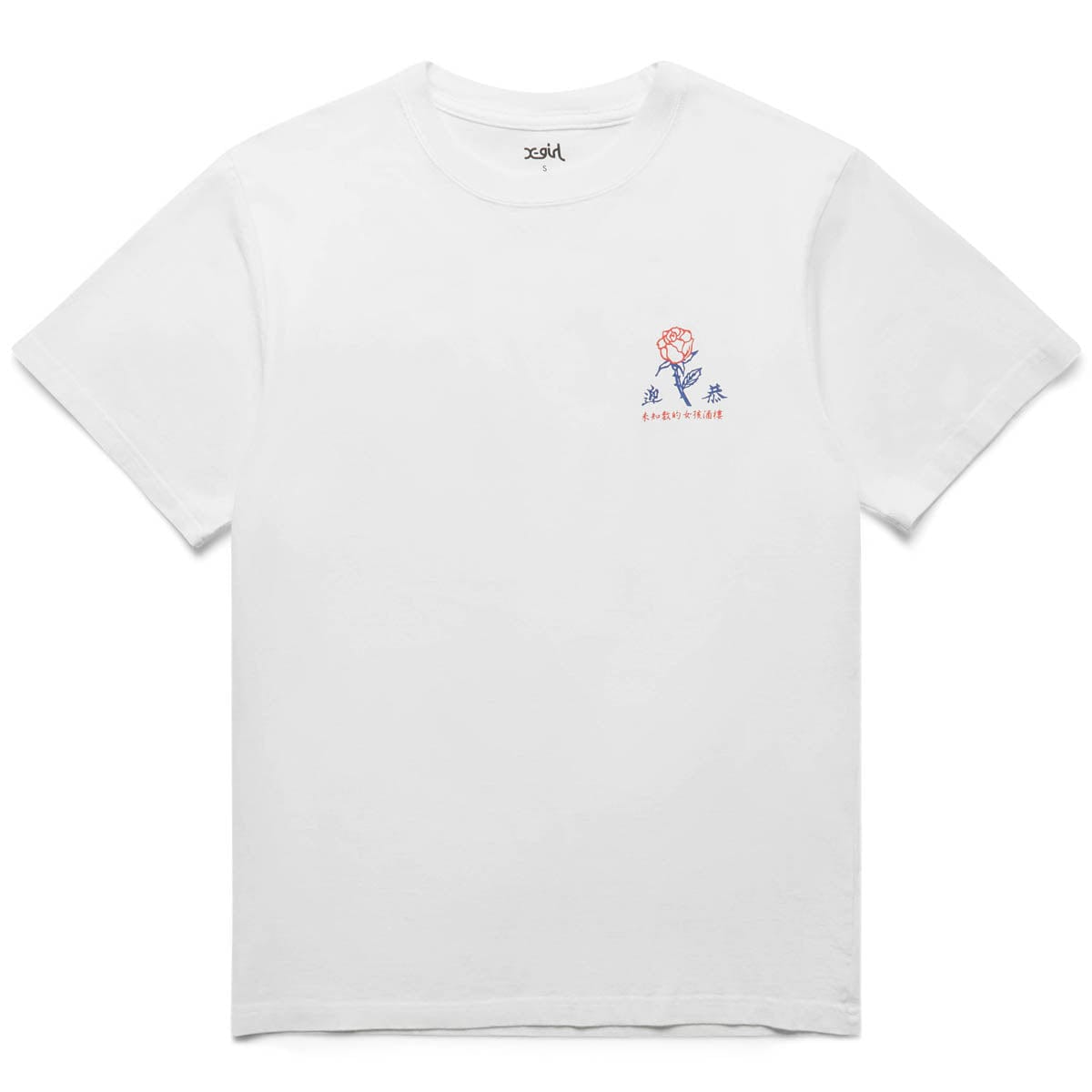 X-Girl T-Shirts X-GIRL GARDEN S/S TEE