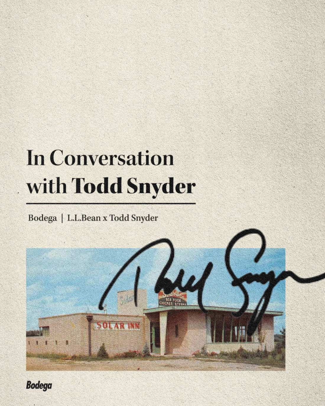 In Conversation with Todd Snyder
