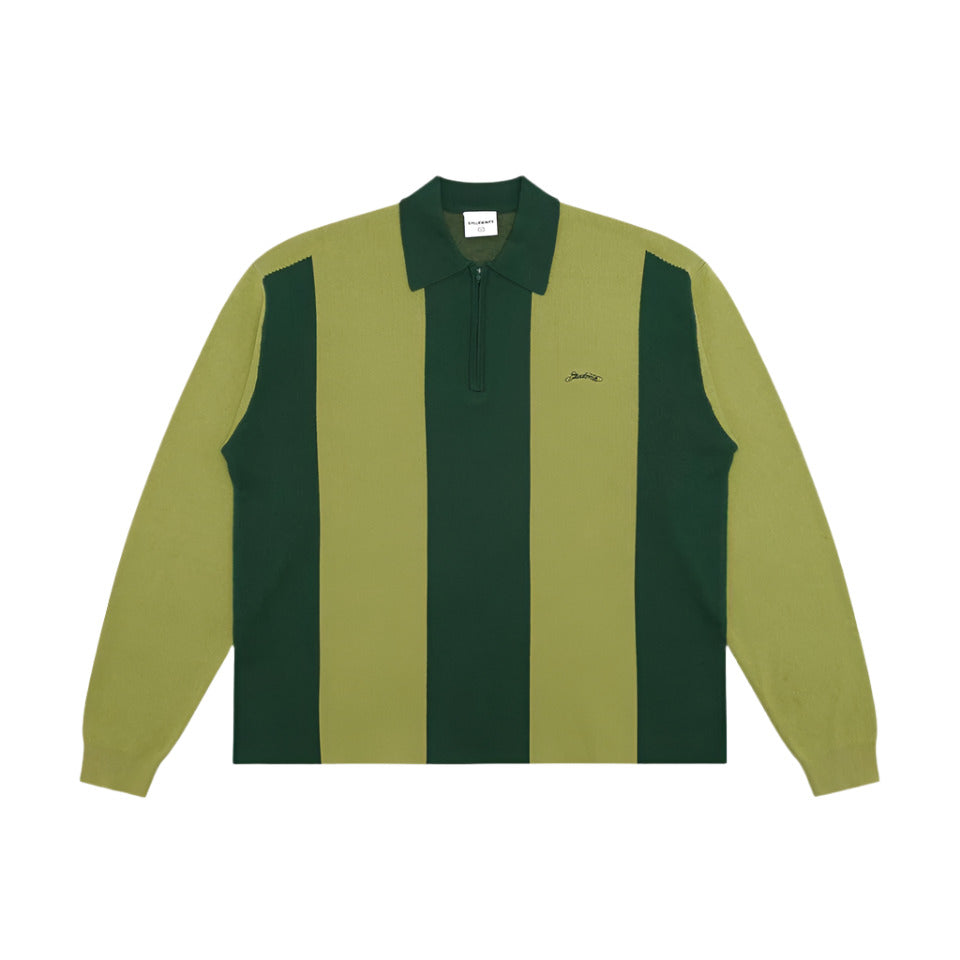 KENWAY L/S KNIT POLO SWEATER