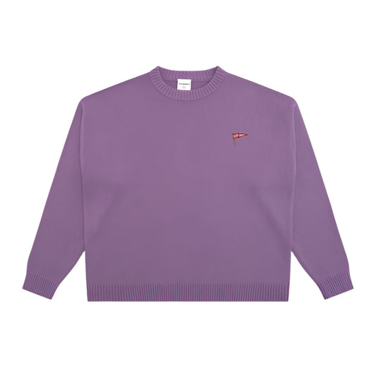 RAINS L/S CABLE KNIT CREWNECK SWEATER