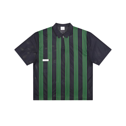HOWARDS S/S MESH ZIP POLO