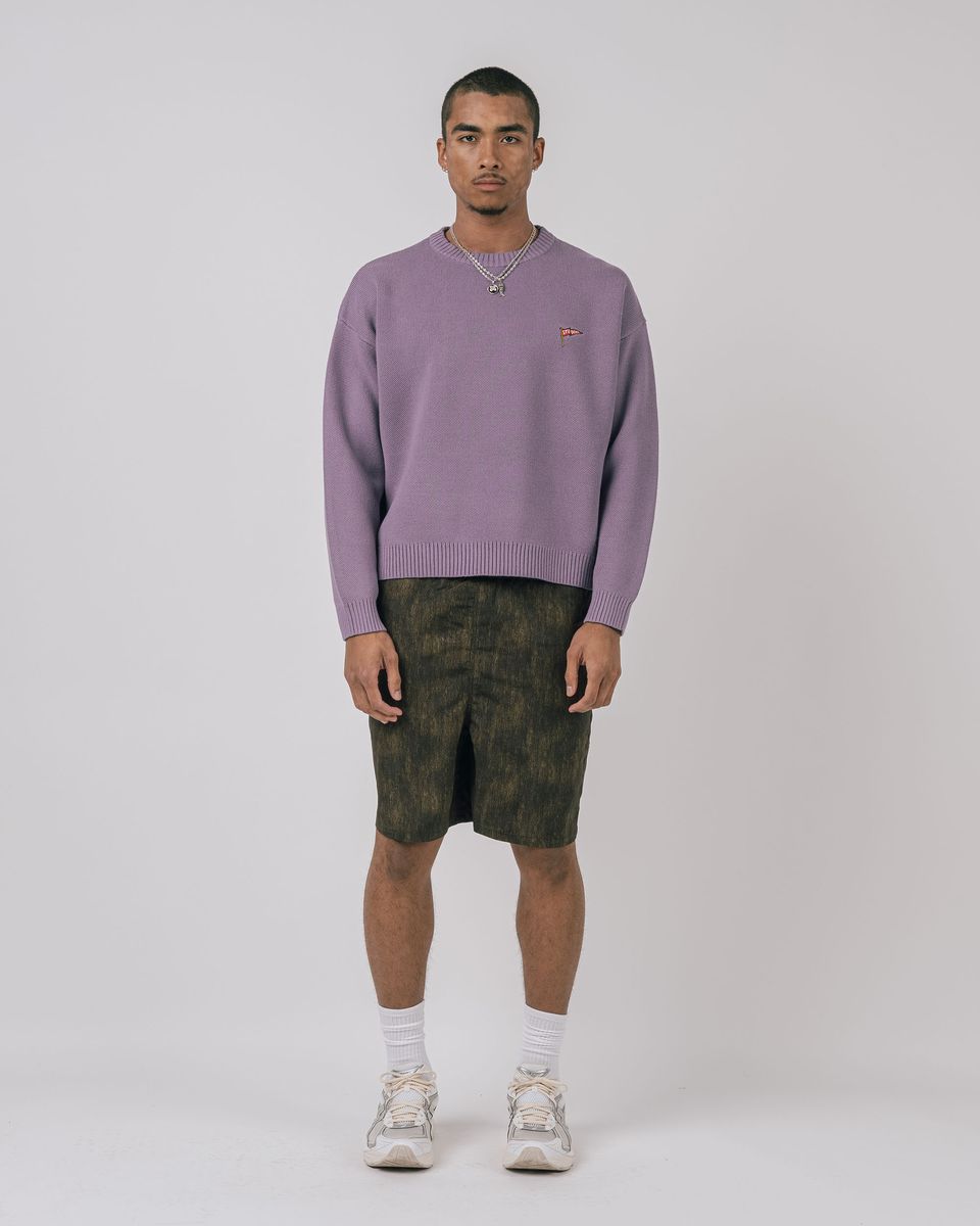 RAINS L/S CABLE KNIT CREWNECK SWEATER