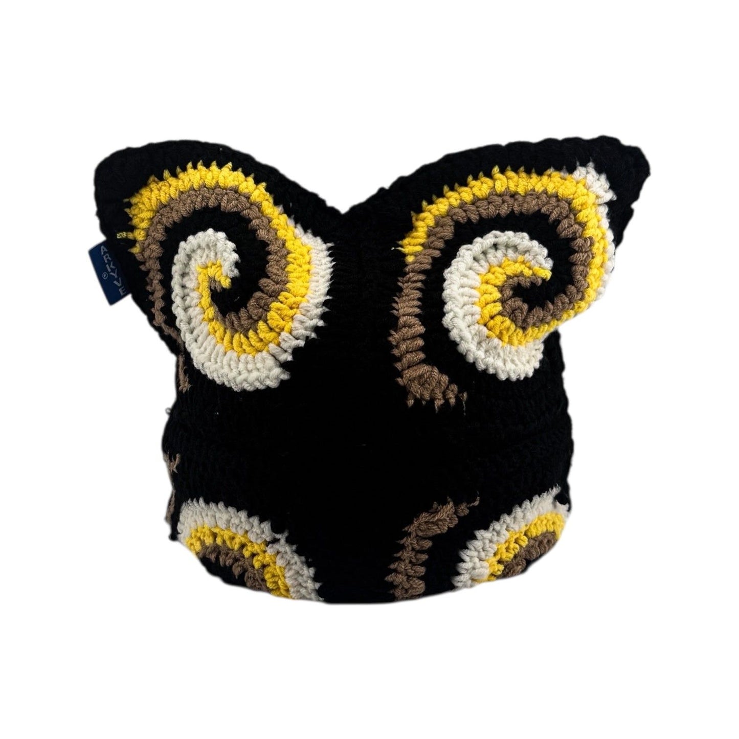 DESERT SPIRAL CROCHET CAT HAT