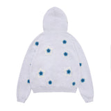 BLUE STAR CROCHET PATCH SWEATSHIRT