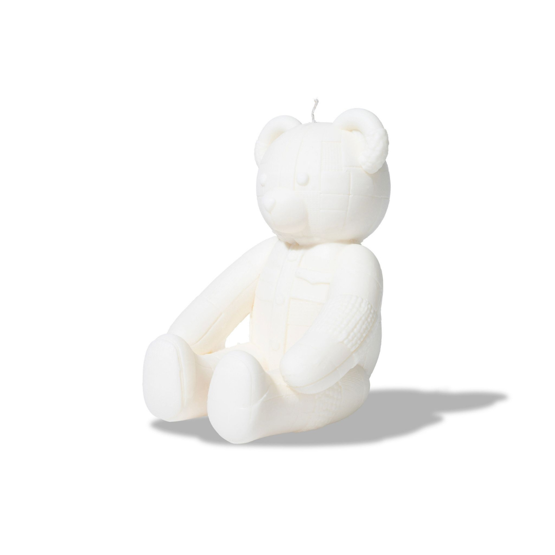 PATCHWORK BEAR CANDLE