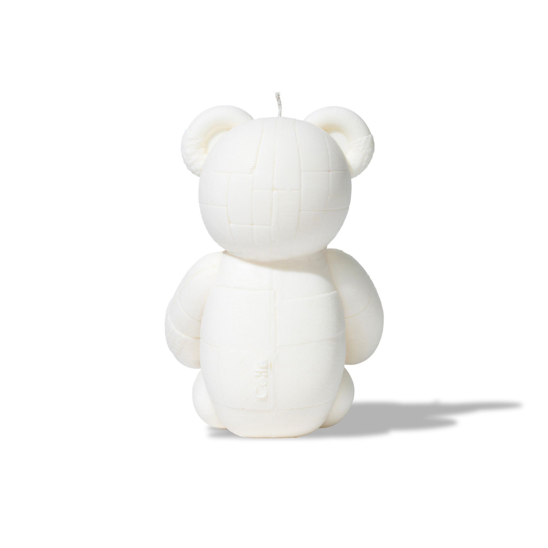 PATCHWORK BEAR CANDLE