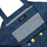 A.P.C. Bags IAL WASHED INDIGO / O/S TOTE LOU