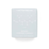 A BETTER FEELING Home WHITE / O/S GINKGO CERAMIC CANDLE